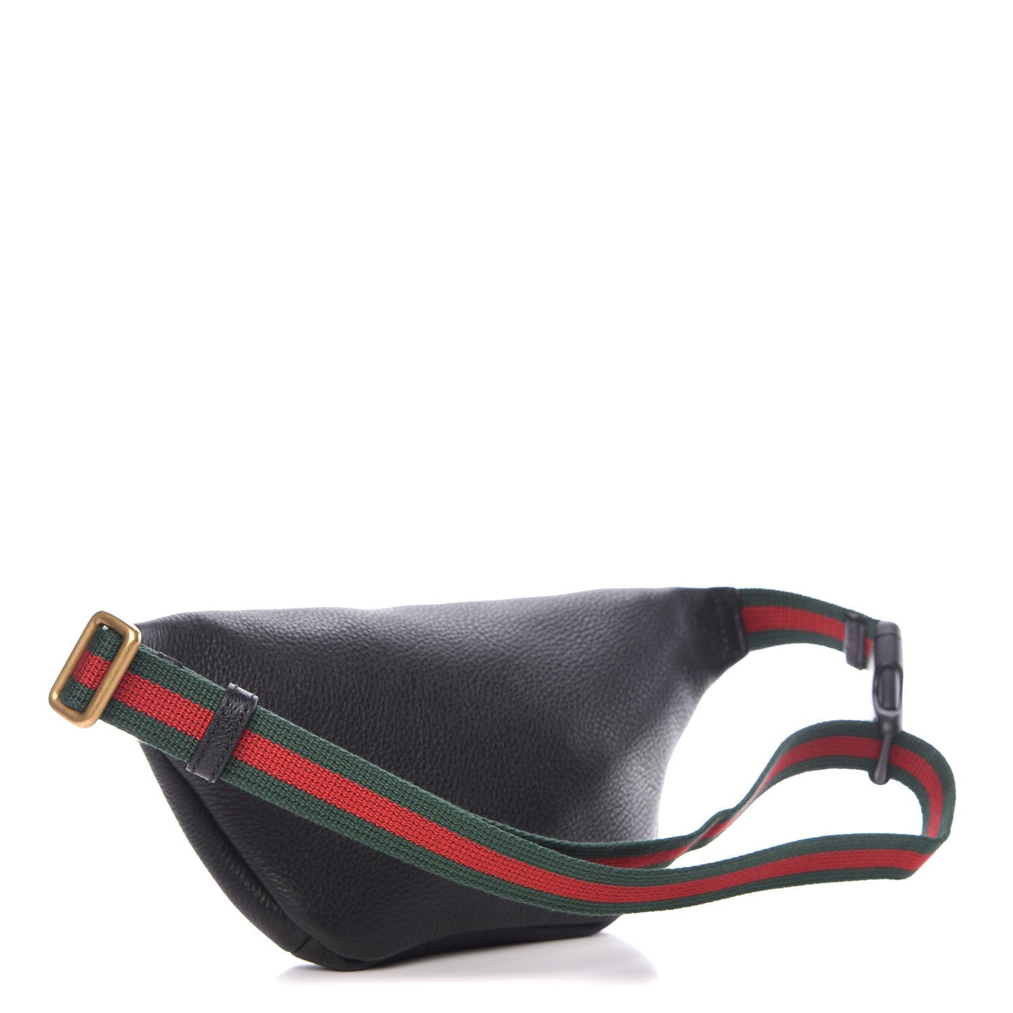 Grained Calfskin Small Logo Belt Bag Black