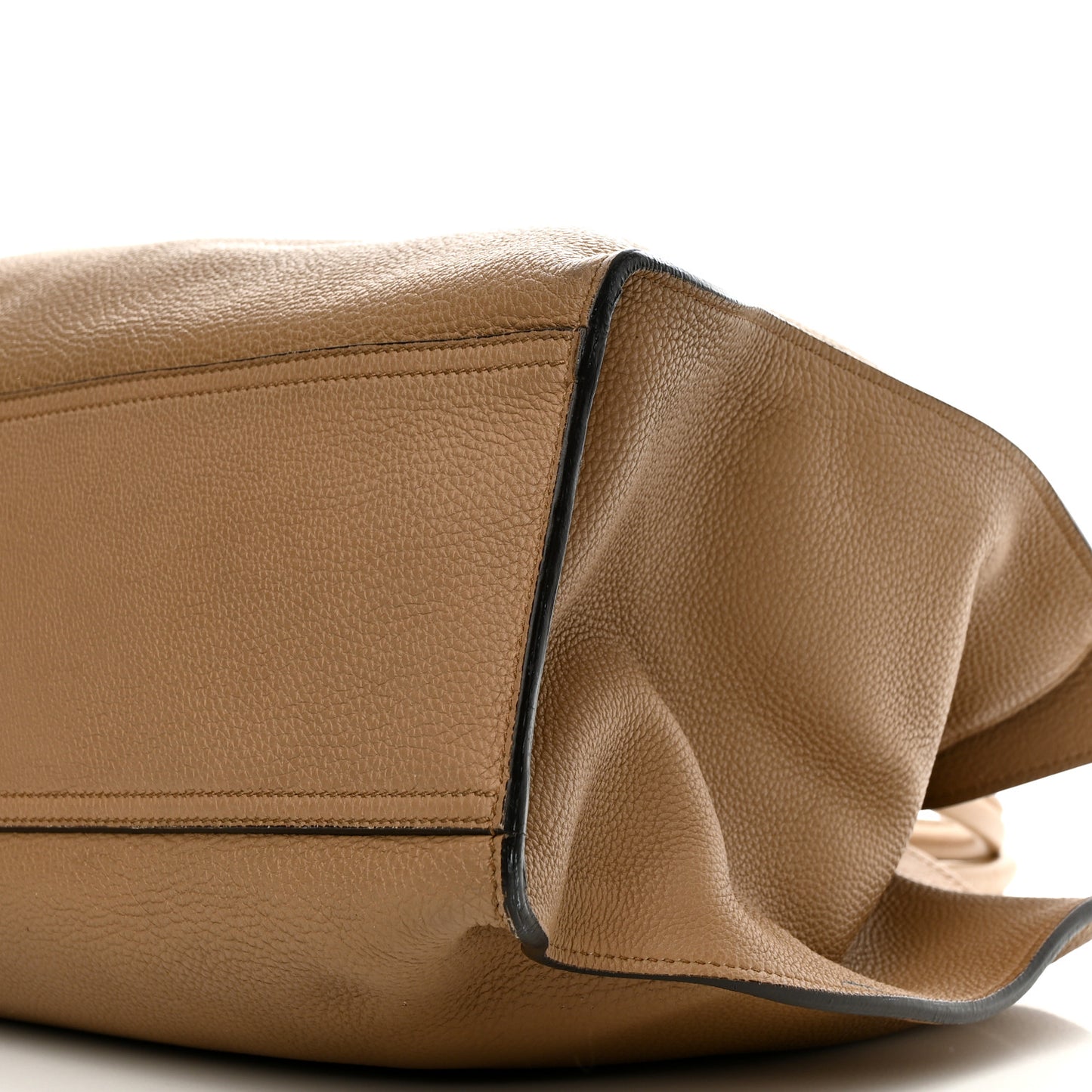 Soft Calfskin Medium Jackie Top Handle Bag Camel