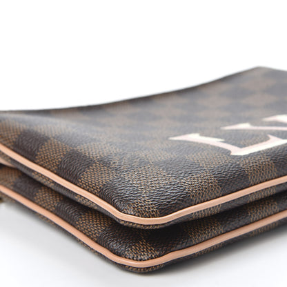 Louis Vuitton Damier Ebene Double Zip Pochette 5 of 12