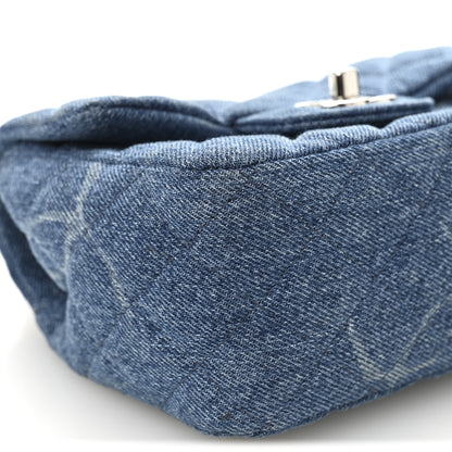 Chanel Denim CC Quilted Mini Square Flap Blue 9 of 11