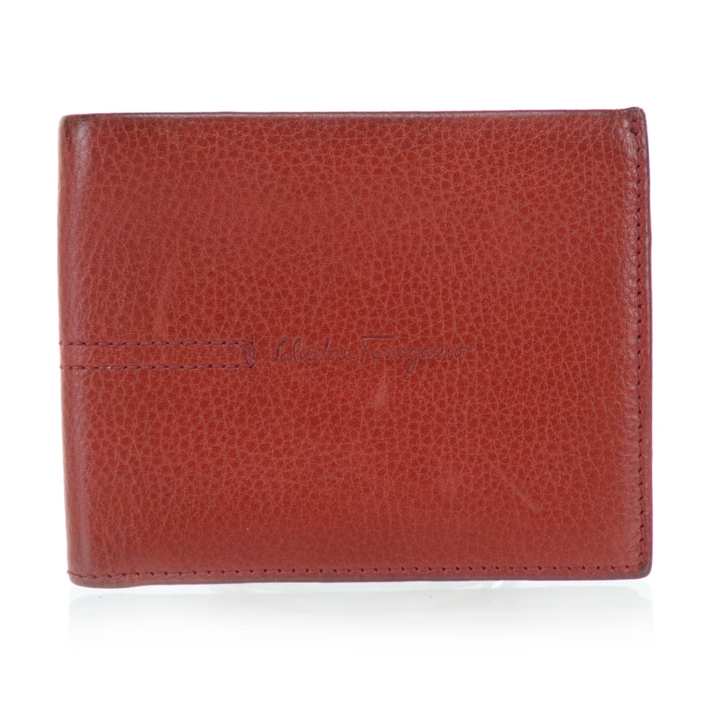 SALVATOREFERRAGAMOLeatherBillfoldWalletRed