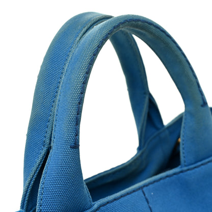 Prada Canapa Logo Tote Azzurro 17 of 17