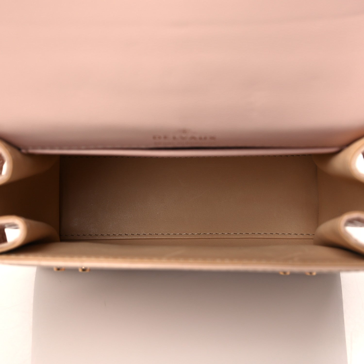 Delvaux Alligator Micro Tempete Satchel Nude 5 of 9
