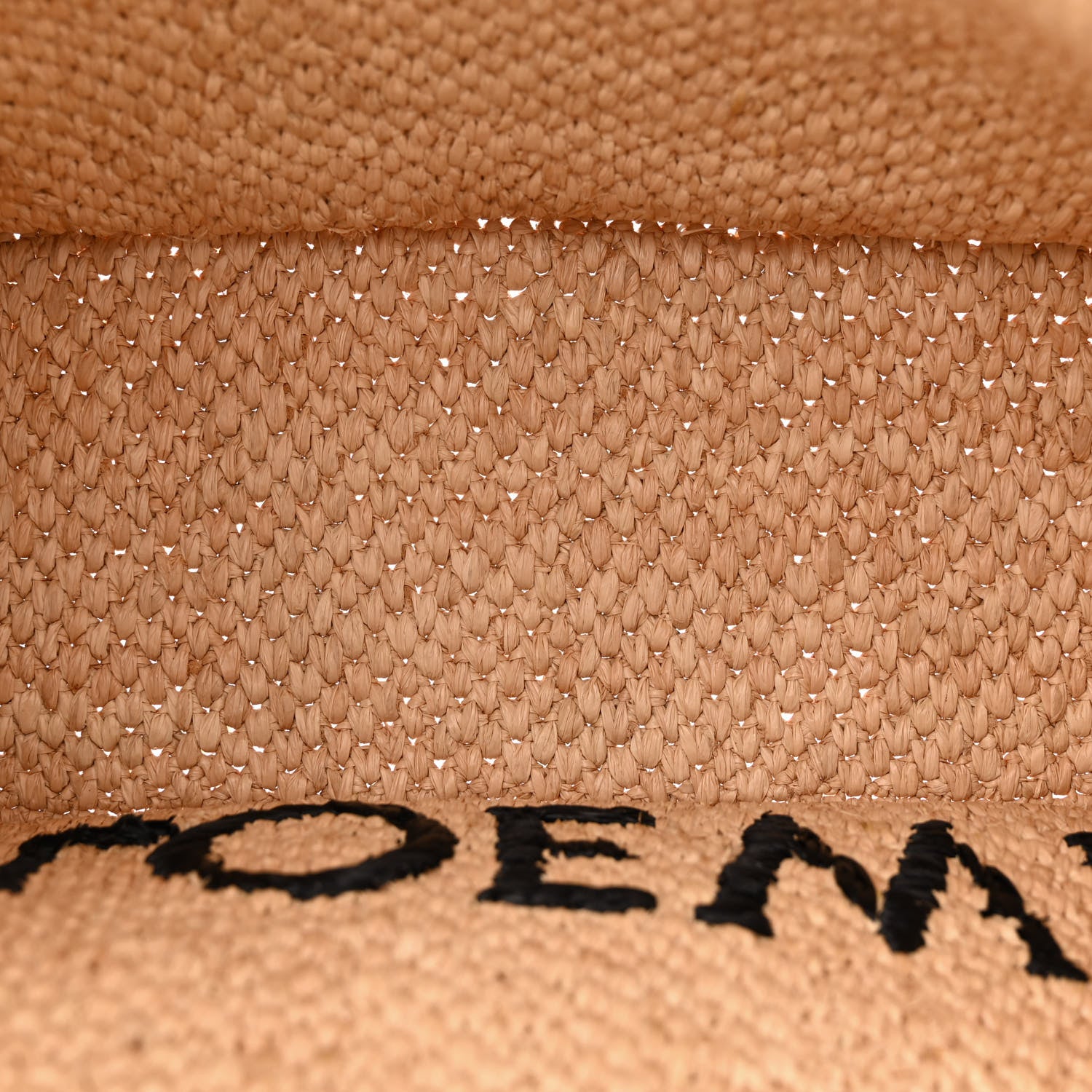 Loewe Raffia Calfskin Balloon Ruffles Bucket Bag Natural TanRaffia Small Paula's Ibiza Logo Tote Natural Black 5 of 12