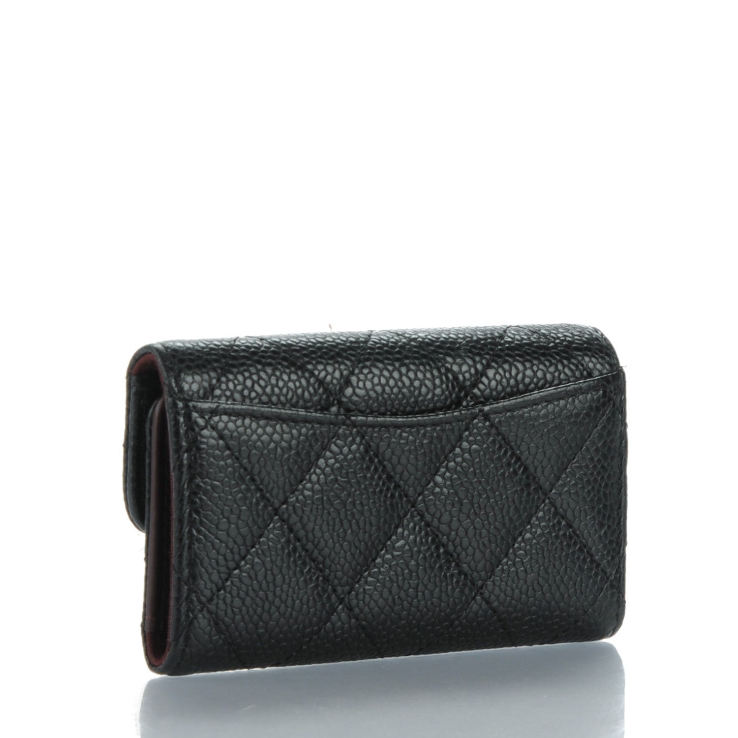 Chanel Caviar Quilted 6 Key Holder Black 3 of 9