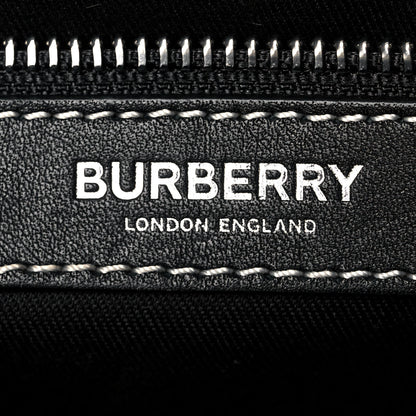 Burberry E-Canvas Giant Check Rider Crossbody Dark Cranberry 5 of 8