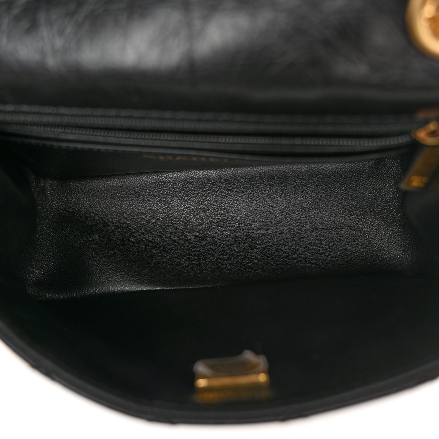 Aged Calfskin Quilted 2.55 Reissue Mini Flap Black