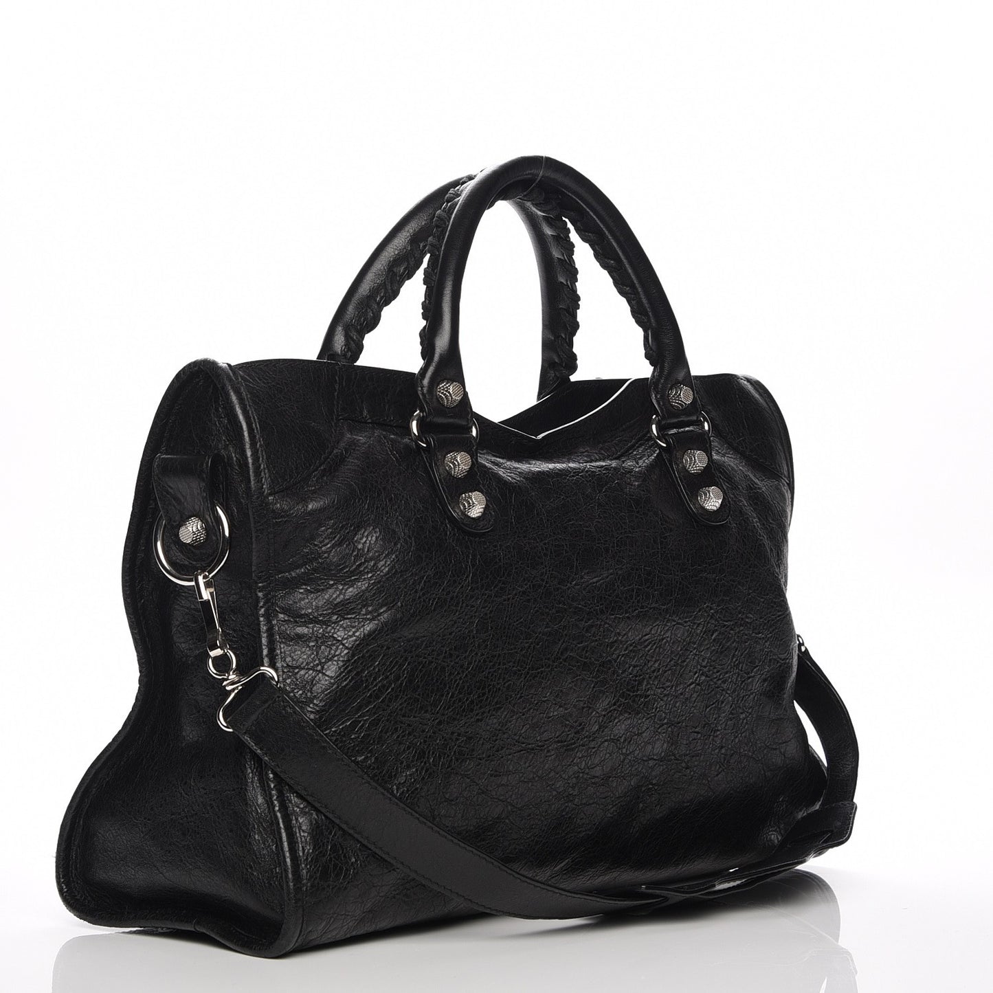 Agneau Giant 12 Silver Hardware City Black