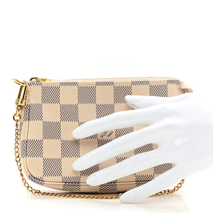 Louis Vuitton Damier Azur Mini Pochette Accessories 3 of 7