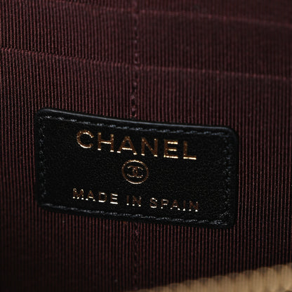 Chanel Aged Calfskin Quilted 2.55 Reissue Pouch With Chain Handle Black 6 of 8