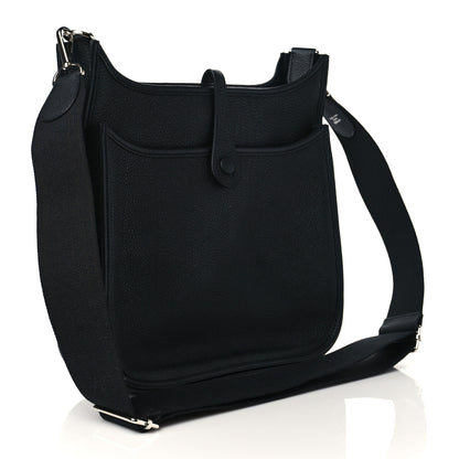 Hermes Taurillon Clemence Evelyne III PM Black 3 of 10