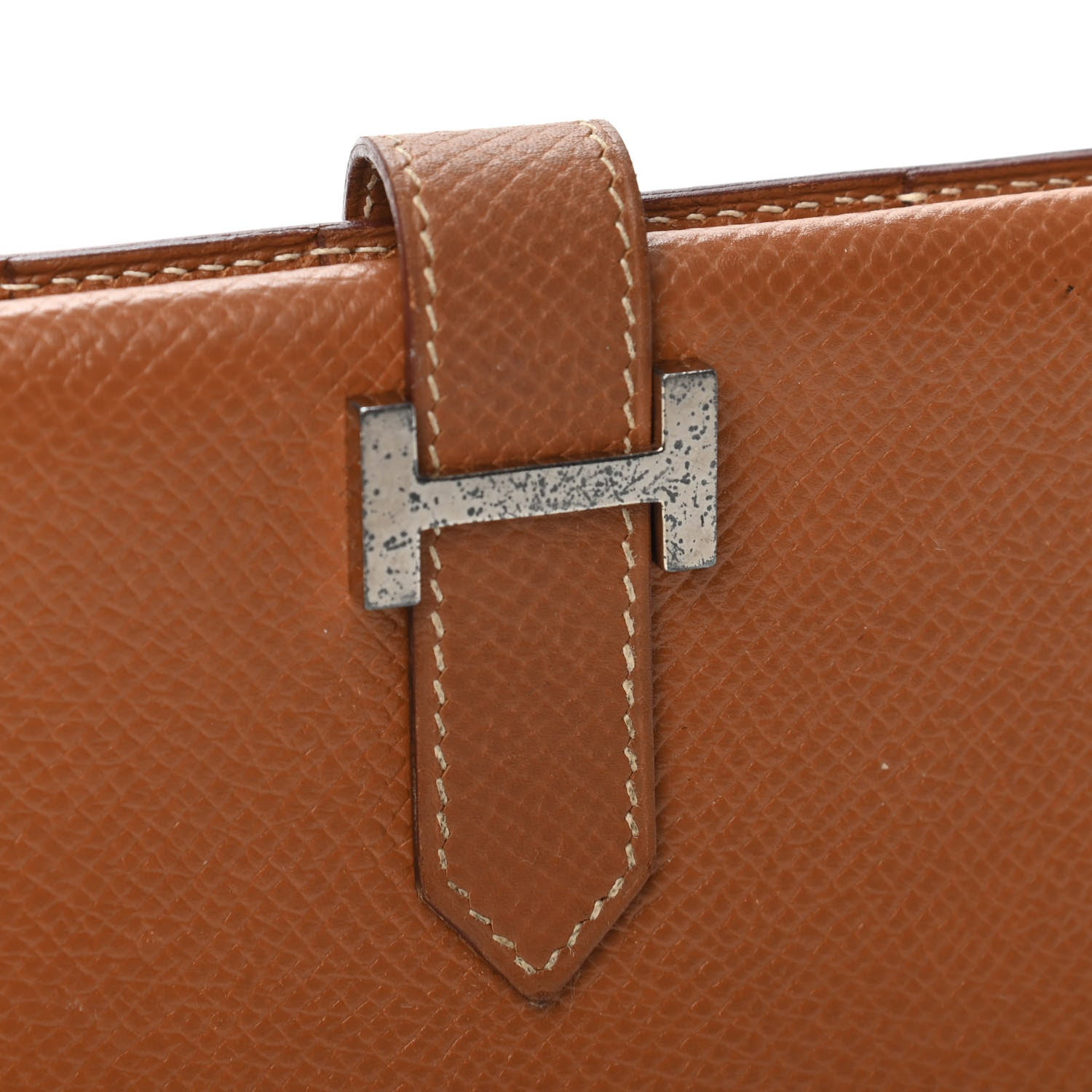 Hermes Epsom Bearn Gusset Wallet Gold 5 of 5