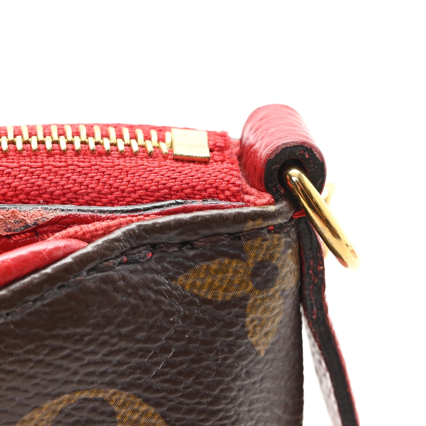 Monogram Pallas Clutch Cherry