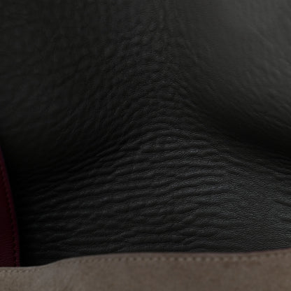 Celine Calfskin Suede All Soft Shoulder Bag Burgundy 6 of 8