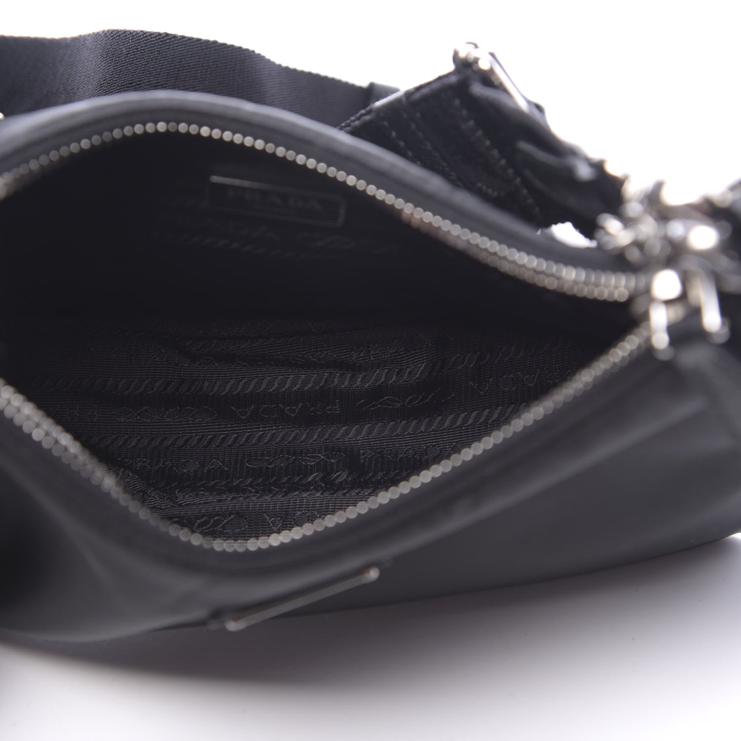 Prada Nylon Re-Edition 2005 Shoulder Bag Black 5 of 10