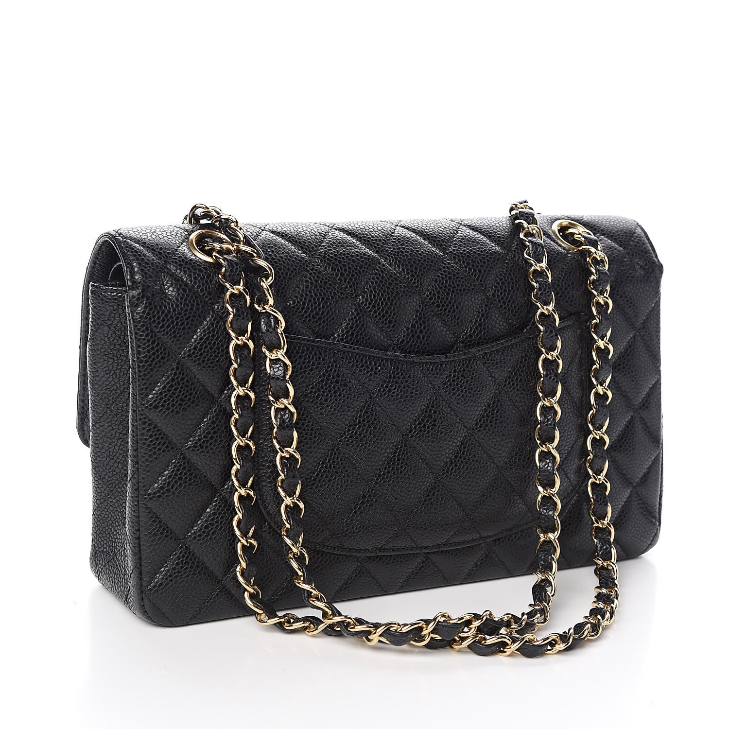 Chanel Caviar Quilted Medium Double Flap Black 3 of 10