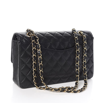 Chanel Caviar Quilted Medium Double Flap Black 3 of 10