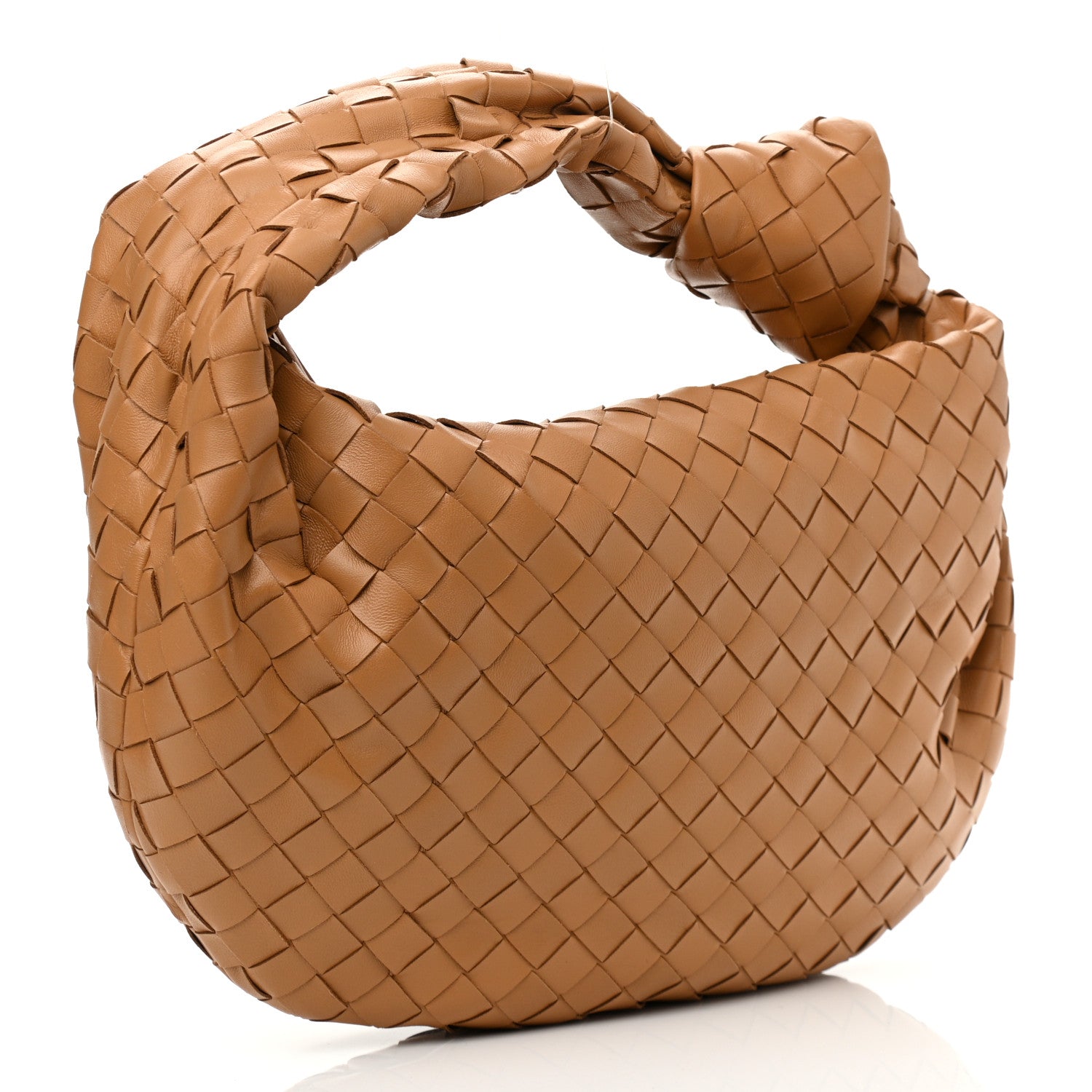 Bottega Veneta Nappa Intrecciato Teen Jodie Hobo Caramel 2 of 9