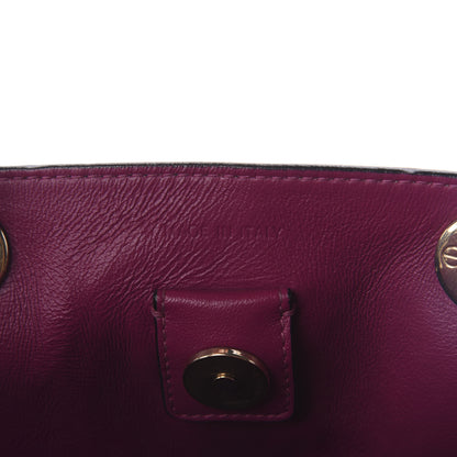 Christian Dior Bullcalf Medium Diorissimo Tote Black Rose Indien 6 of 10
