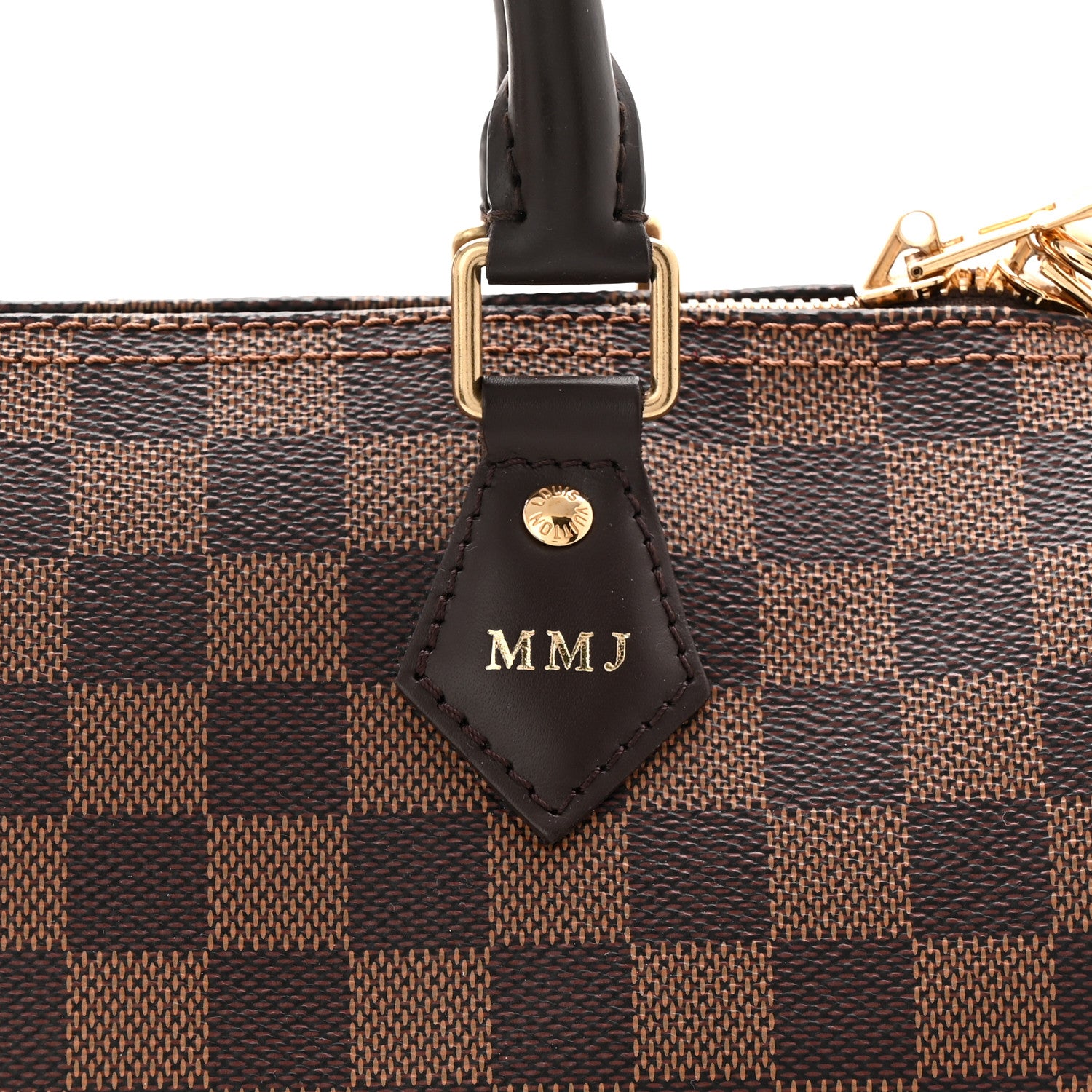 Louis Vuitton Damier Ebene Speedy Bandouliere 25 10 of 11