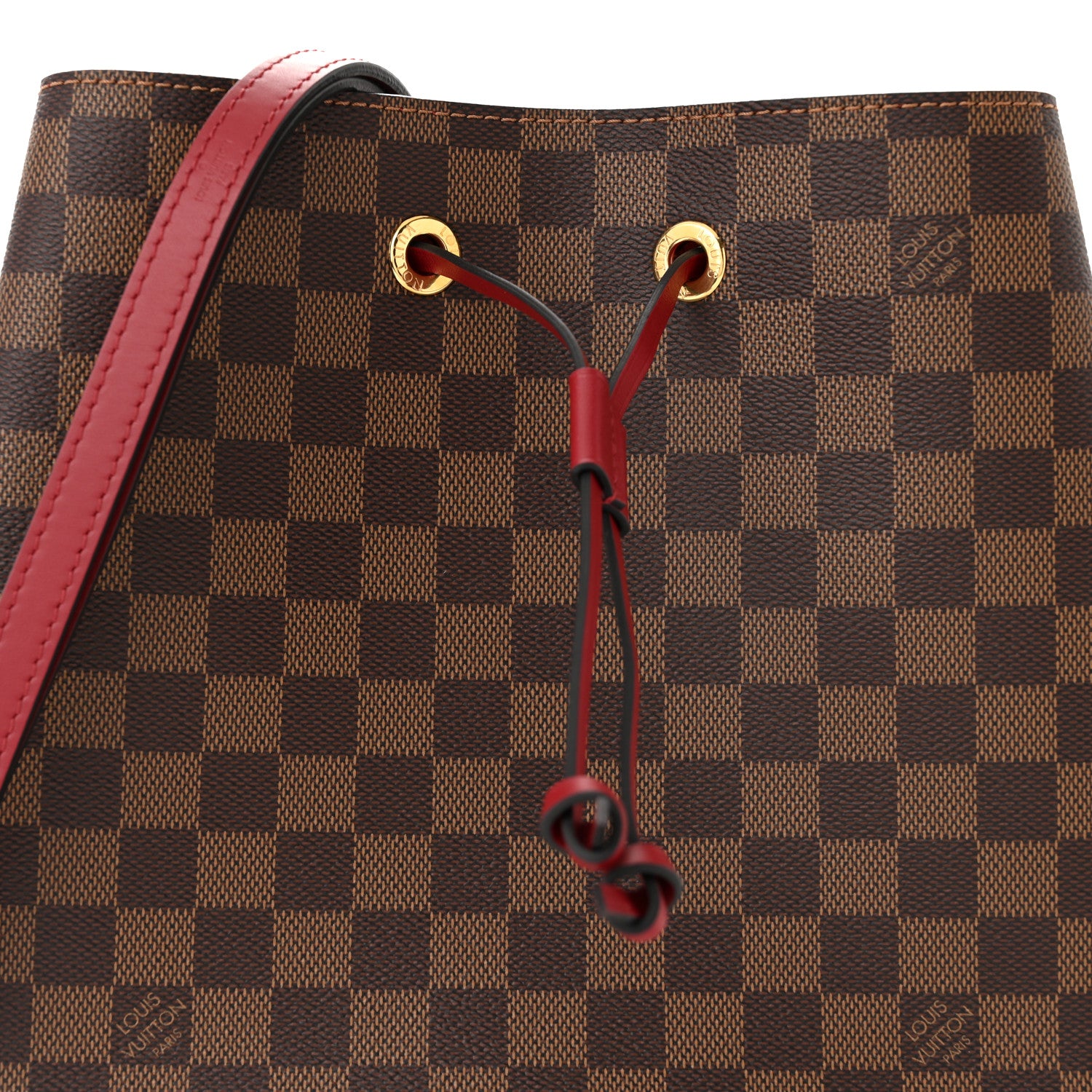 Louis Vuitton Damier Ebene Neonoe MM Cherry Berry 8 of 11
