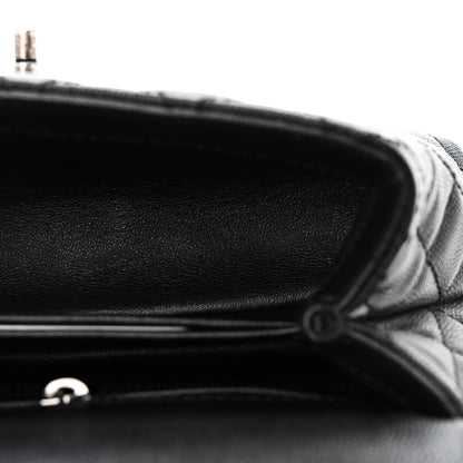 Chanel Caviar Lizard Embossed Quilted Mini Coco Handle Flap Black 5 of 11