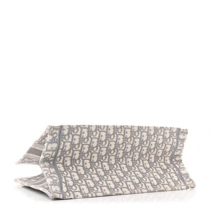 Christian Dior Oblique Medium Book Tote Grey 4 of 12