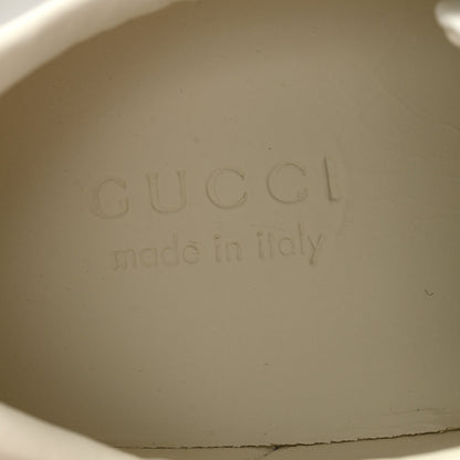 Gucci Calfskin Interlocking G Perforated Mens Ace Sneakers 8 White Grey Sky 6 of 10