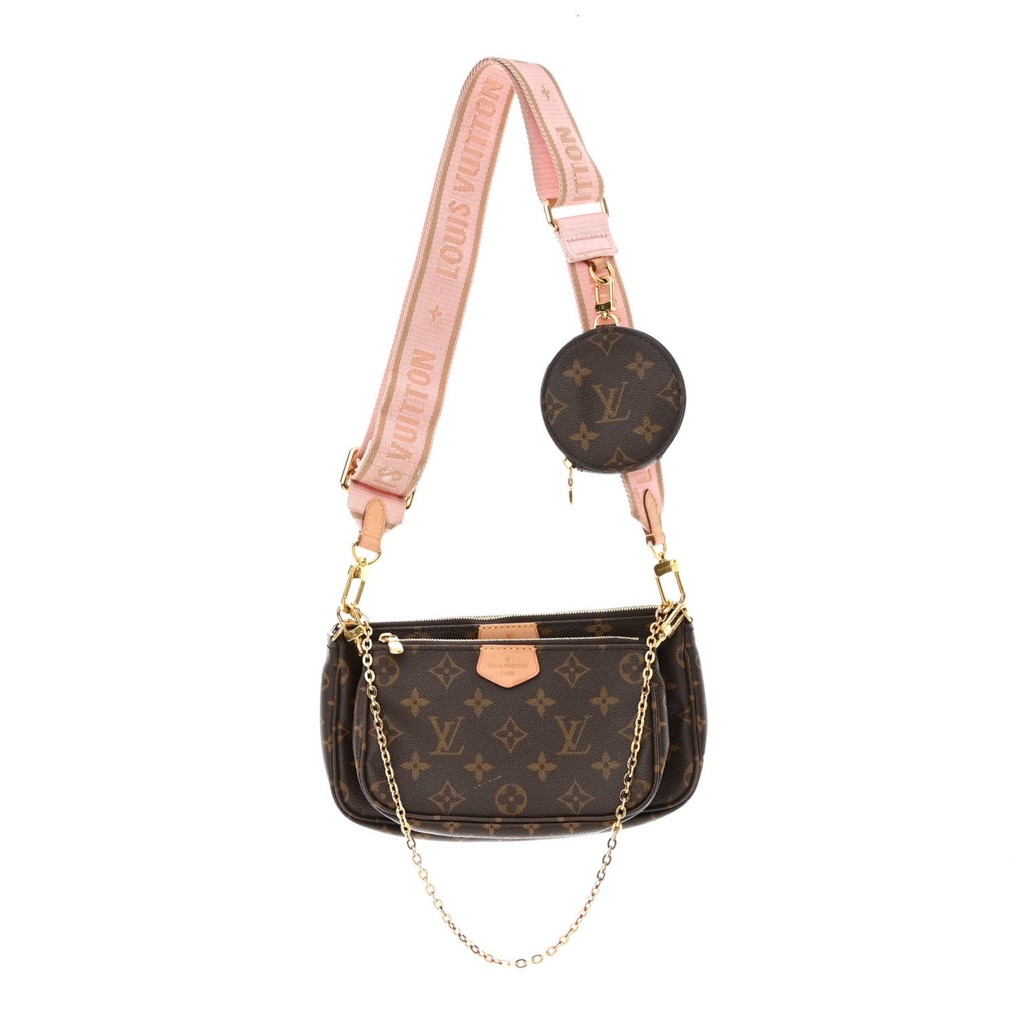Monogram Multi Pochette Accessories Rose Clair