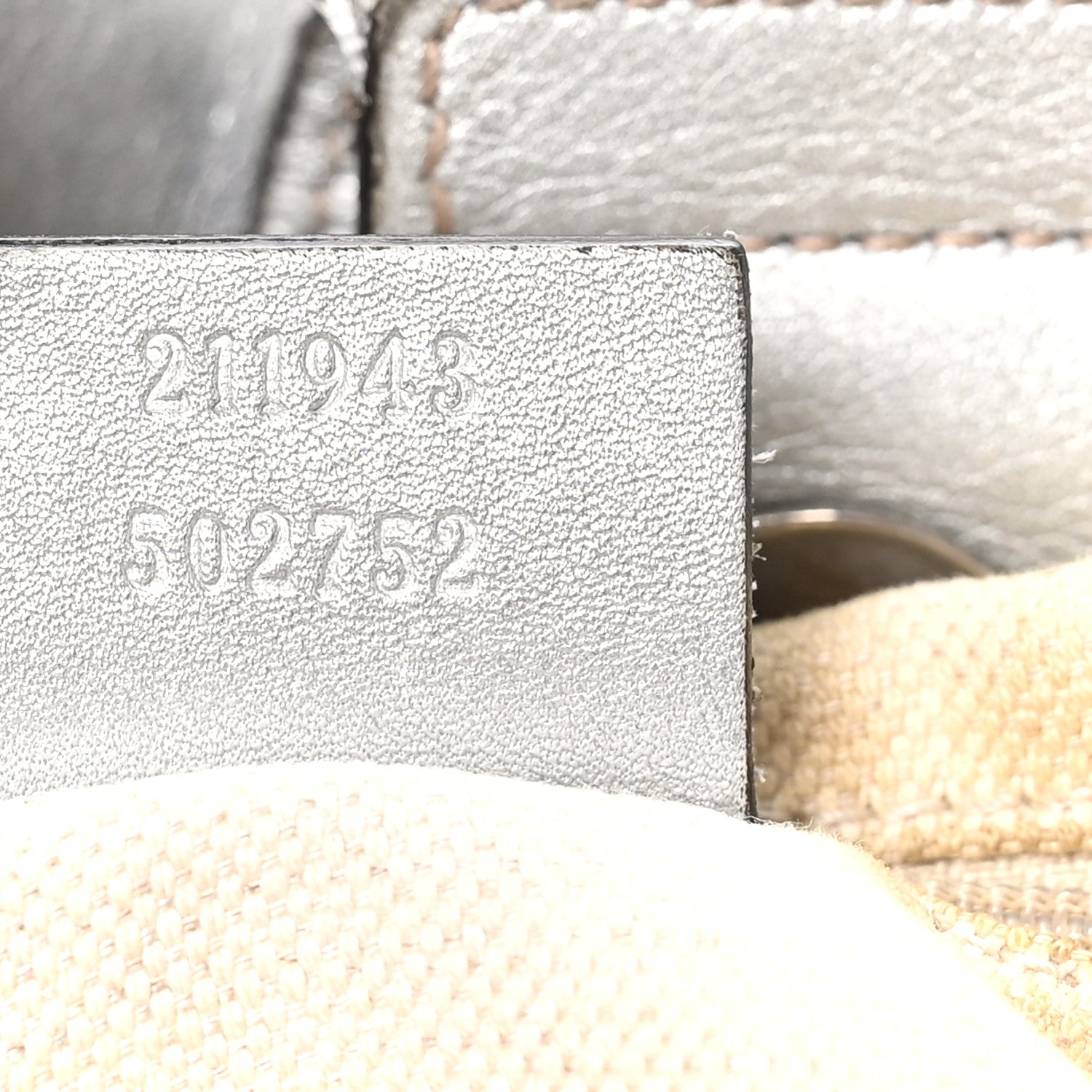 Gucci Guccissima Large Sukey Tote Silver 7 of 13