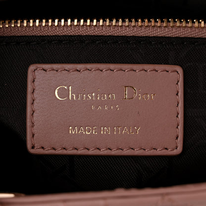 Christian Dior Lambskin Cannage Small My ABCDior Lady Dior Fard 6 of 11