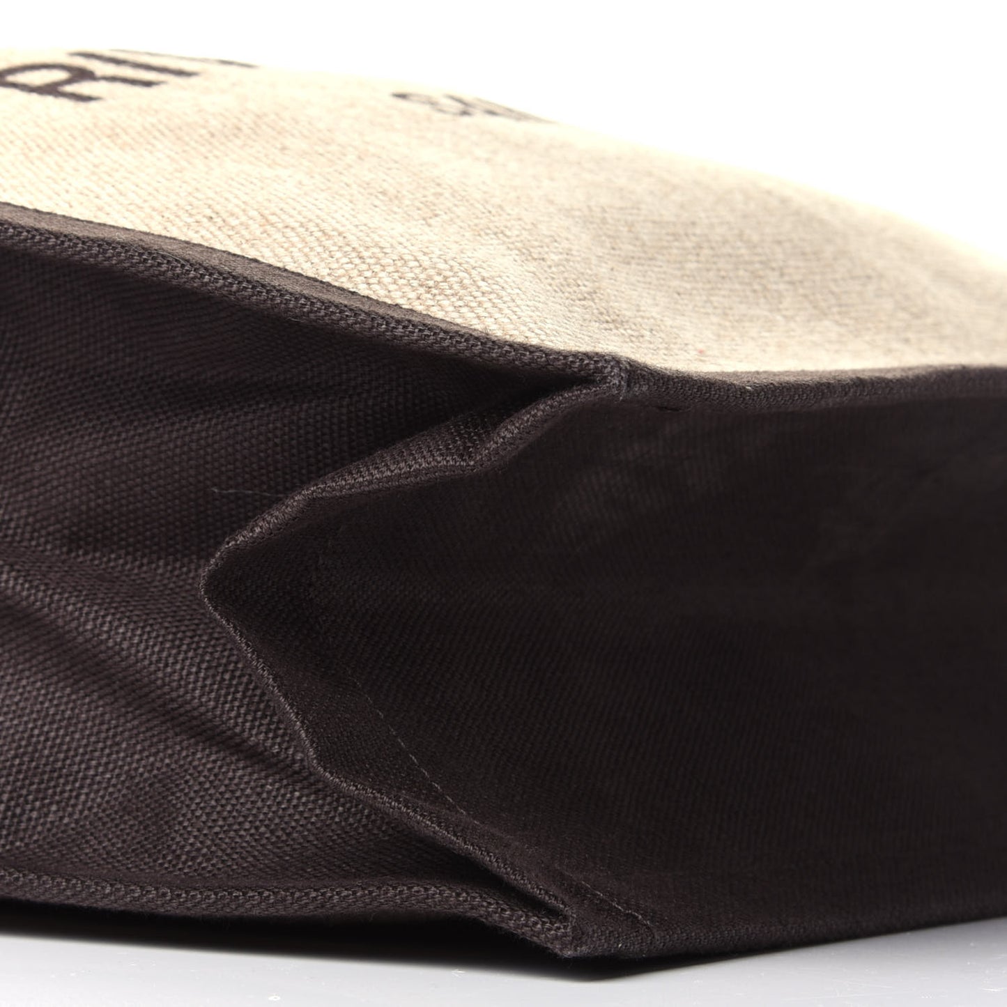 Linen Calfskin Rive Gauche Tote Natural
