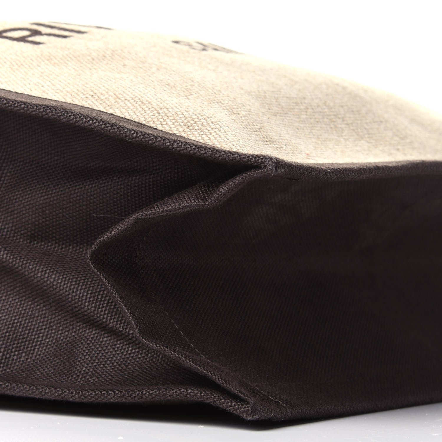 Saint Laurent Linen Calfskin Rive Gauche Tote Natural 8 of 9