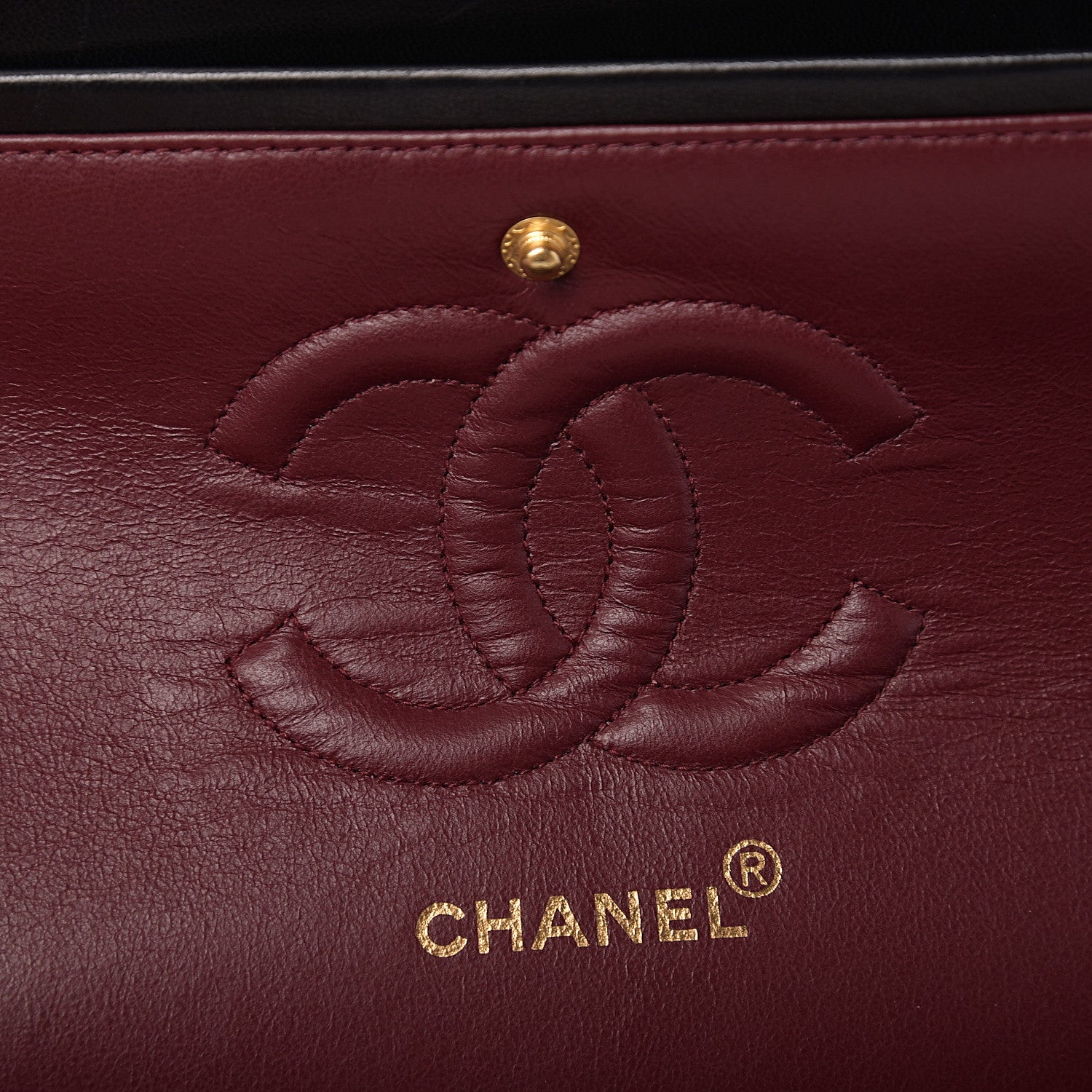 Chanel Lambskin Quilted Medium Double Flap Black 8 of 11