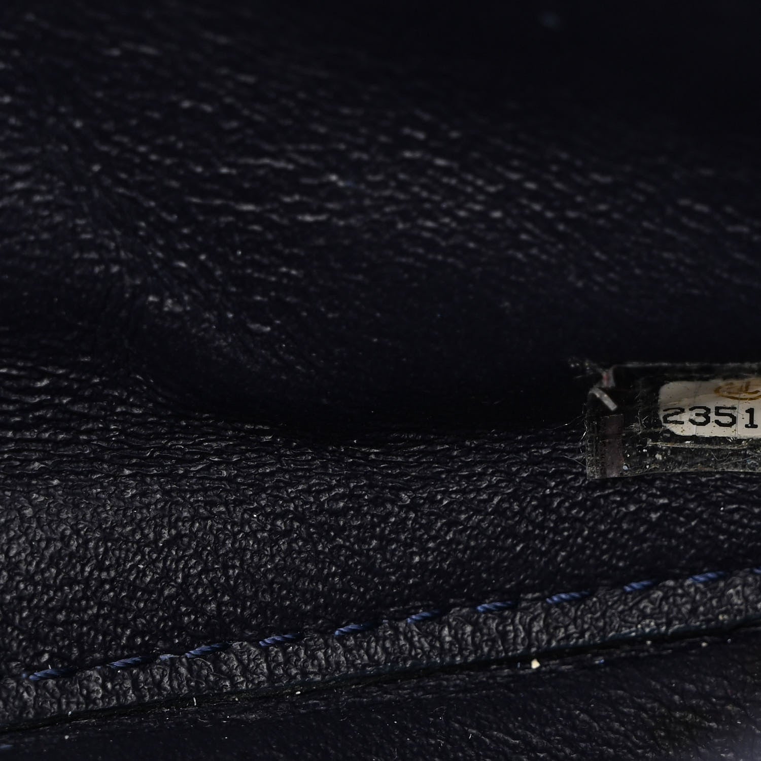 Chanel Crackled Calfskin Jumbo Double Flap Blue 7 of 12