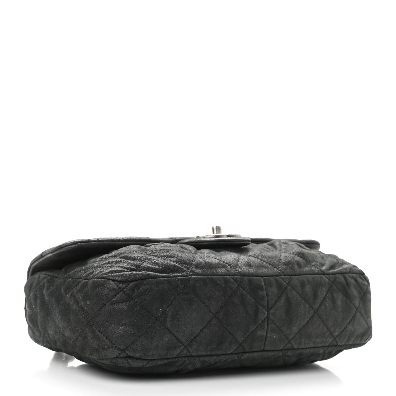 Chanel Iridescent Calfskin Large Chic Quilt Flap Black 4 of 11