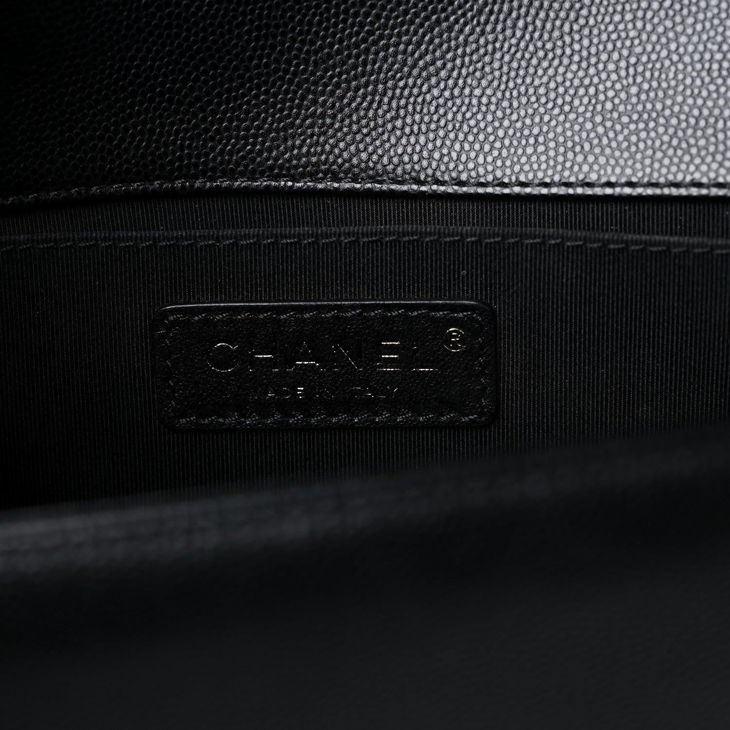 Chanel Caviar Quilted Medium Boy Flap Black 6 of 11