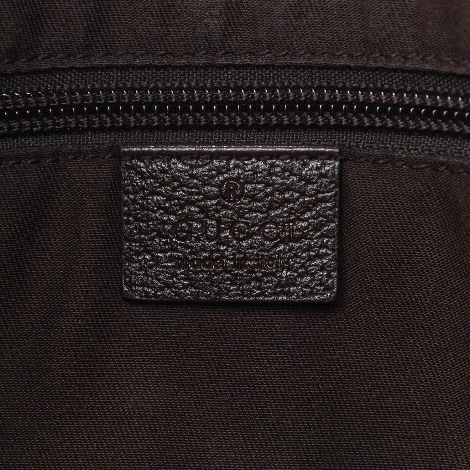Gucci Monogram Web Medium Half Moon Hobo Dark Brown 6 of 10