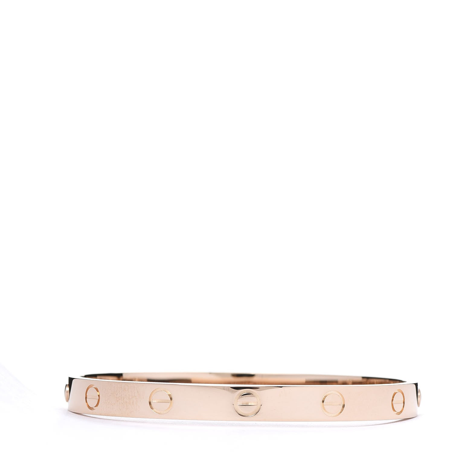 Cartier 18K Pink Gold LOVE Bracelet 17 3 of 8