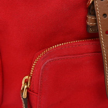 Miu Miu Canapa Soft Calfskin Mini Backpack Rosso Brandy 11 of 12