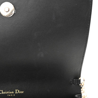 Christian Dior Lambskin Cannage Lady Dior Pouch Black 12 of 12