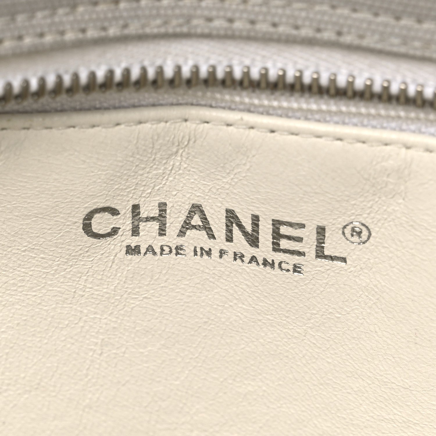 Chanel Canvas Quilted Sport Shoulder Bag Grey White 6 of 12