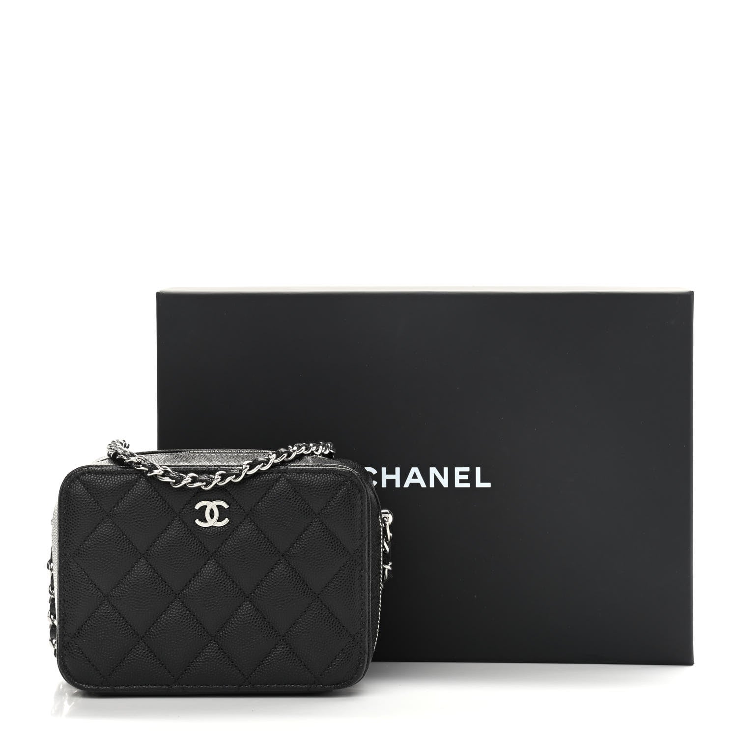Chanel Caviar Quilted Camera Bag Black 10 of 10