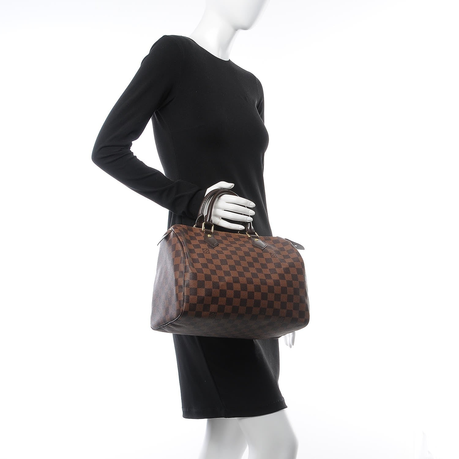 Louis Vuitton Damier Ebene Speedy 30 2 of 12