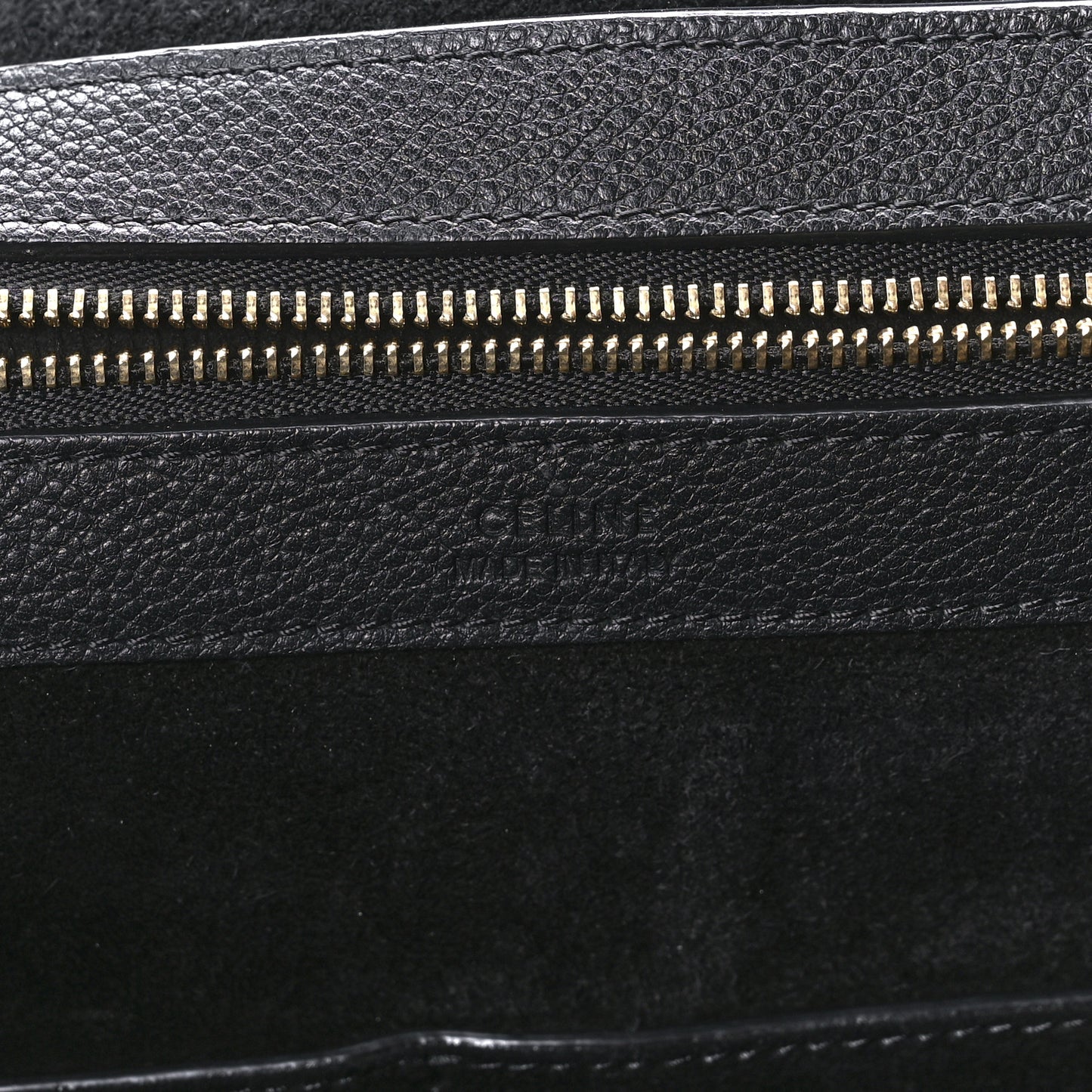 Soft Grained Calfskin Small Belt Cabas Phantom Black