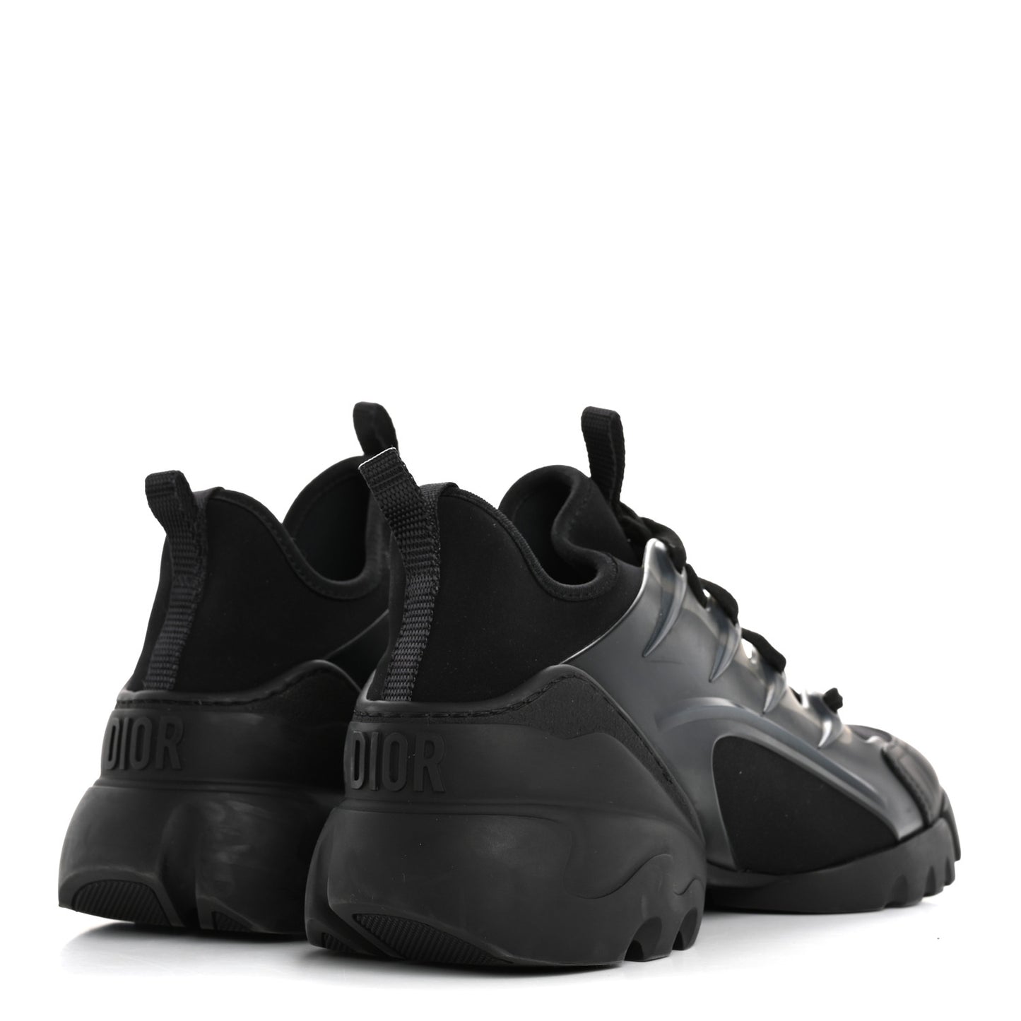 Neoprene Rubber Womens D-Connect Sneakers 38 Black