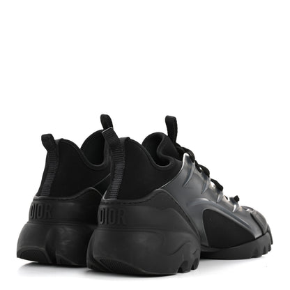 Christian Dior Neoprene Rubber Womens D-Connect Sneakers 38 Black 5 of 12