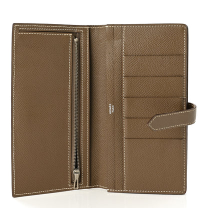 Hermes Epsom Bearn Gusset Wallet Etoupe 5 of 11