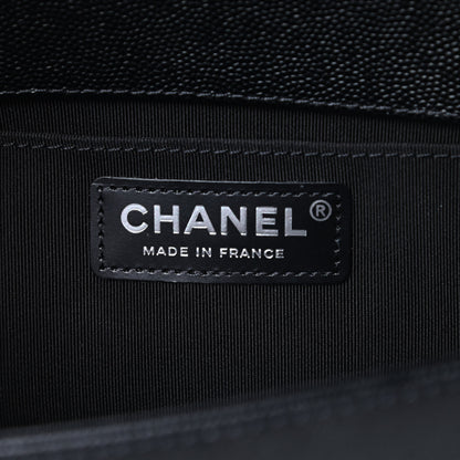 Chanel Caviar Quilted Medium Boy Flap Black 6 of 11