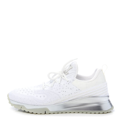 Louis Vuitton Technical Knit V.N.R Sneakers 9 White Silver 1 of 8